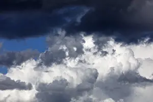 Cloudy Atmospheric Conditions Impressions: Dramatic cloudy sky just in front of thunderstorm
