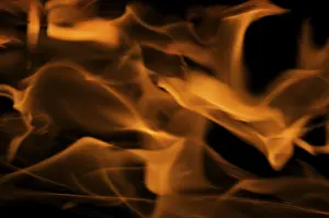 Dark Background Flames Impressions: Dramatic flames against A dark background
