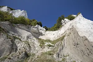 Denmark Landscape Photography Impressions: A dramatic low-angle view looking up the steep