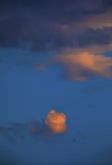 Upper Austria Cloudscape Impressions: Dramatic red cloudscape at dusk