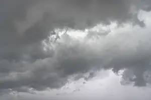 Stormy Atmosphere Germany Impressions: Dramatic storm clouds during a thunderstorm