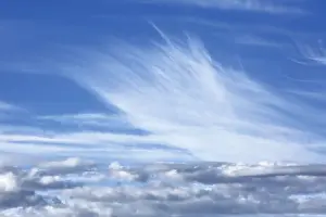 Blue Sky Photography Europe Impressions: Dramatic white cloud formations against a clear blue sky