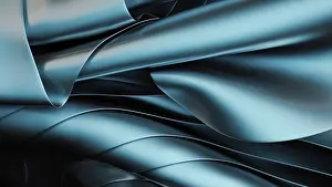 Futuristic Digital Art Impressions: A dynamic composition of fluid