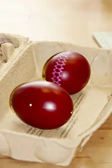 Coloured Easter Eggs Impressions: Easter, Easter, Easter eggs, blown-out colored eggs