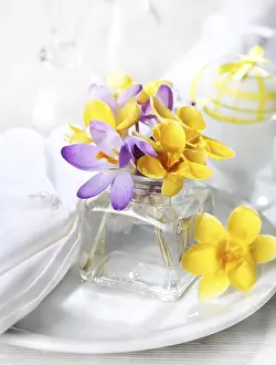 Christian Tradition Impressions: Easter detail with Easter eggs or spring motive
