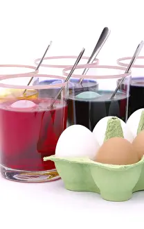 Multicoloured Easter Eggs Impressions: Easter egg dyeing, easter eggs colour