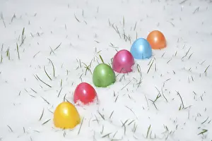 Colorful Easter Eggs Impressions: Easter egg, eggs, Easter, blue