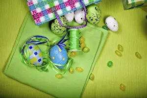 Food Photography Indoors Impressions: Easter eggs and sweets