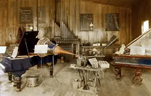 Thomas Edison Laboratory Impressions: Edisons experimental development facility for the phonograph