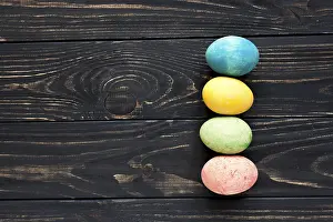 Easter Egg Collection Impressions: Ester eggs dark background