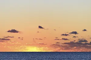 North Sea Germany Impressions: Evening mood shortly after sunset