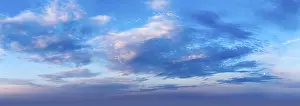 Evening Sun Setting Impressions: Evening sky with dramatic clouds