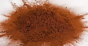 White Background Chocolate Impressions: Exploding Powder Chocolate
