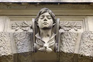 Deserted Building Frontage Impressions: Facade head