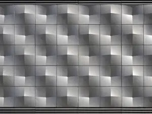 Textured Background Design Impressions: Facade structure with light and shadow