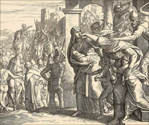 Julius Schnorr Von Carolsfeld Impressions: Fall of Jerusalem, Old Testament
