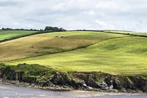 River Emme Waterfront Scene Impressions: Fields and Farms Cliffs over cliffs
