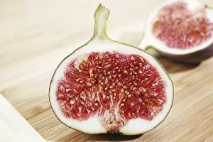 Freshly Sliced Figs Impressions: Fig, halved