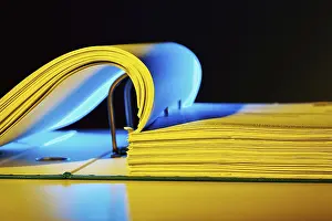 European Contract Files Impressions: A file folder with documents and papers