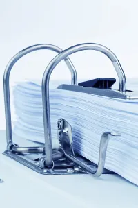 Austria Document Storage Impressions: A file folder with documents and papers