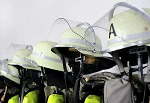 Fire Department Equipment Impressions: Fire helmets