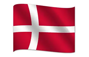 Computer Graphic Flags Impressions: Flag of Denmark
