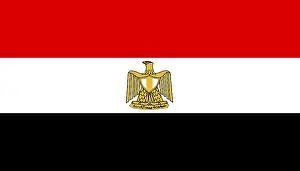North Africa Flag Impressions: Flag of Egypt