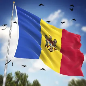 Impressions de Drapeau de la Moldavie, C'est une image générée par ordinateur et rendue en 3D Moldavie Impressions: Drapeau de la Moldavie, C'est une image générée par ordinateur et rendue en 3D.