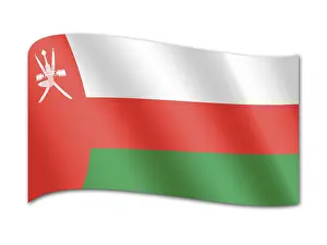 Deserted National Flag Impressions: Flag of Oman