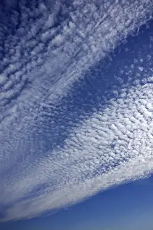 Cirrocumulus Cloud Formation Impressions: Fluffy clouds or cirrocumulus clouds