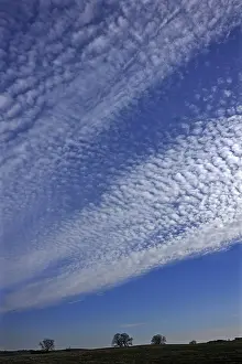 Cirrocumulus Clouds Germany Impressions: Fluffy clouds or cirrocumulus clouds
