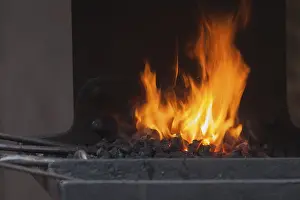 Handicraft Industry Impressions: Forge, forge fire