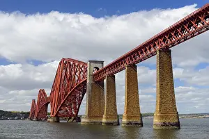 Firth Of Forth River Impressions: Forth Bridge over Firth of Forth