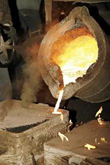 Industrial Plant Impressions: In a foundry