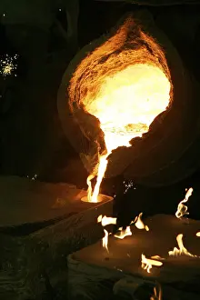 Industrial Plant Impressions: In a foundry