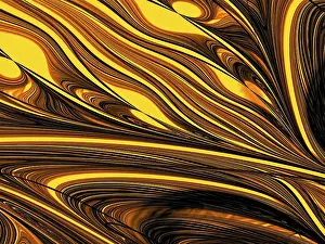 Marble Surface Design Impressions: Fractal marble texture - abstract computer-generated image