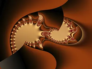 Abstract Computer Graphic Impressions: Fractal object