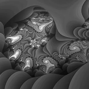 Abstract Art Illustration Impressions: Fractal object