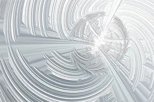 Plain White Background Impressions: Fractal white background - computer-generated image