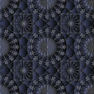 Geometric Star Pattern Impressions: Geometric star pattern, vector background