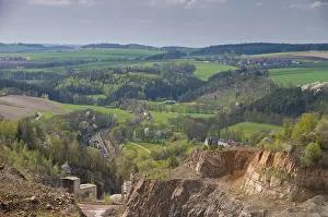 German Quarry Scene Impressions: Germany, Greiz, Thuringia, Thuringia