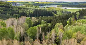 European Countryside Views Impressions: Germany, Greiz, Thuringia, Weidatal