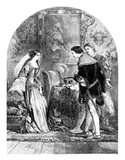 Old Illustration Art Impressions: Gilbert composition and drawing