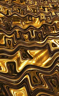 Fractal Geometry Image Impressions: Gnarled background - abstract computer-generated image