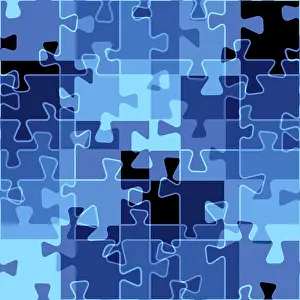 Seamless Pattern Design Impressions: Graphic seamless pattern puzzle
