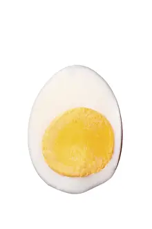 Close Up Egg Impressions: Halved egg