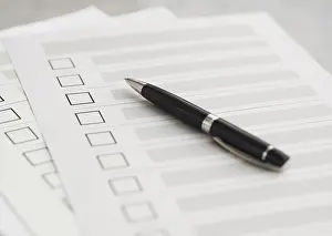 Chequer Pattern Design Impressions: High angle multiple election questionnaires