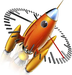 New Year Celebration Impressions: High resolution 3D rendering of a count down