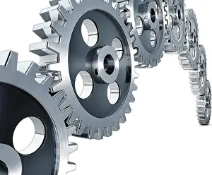Computer Graphic Image Impressions: high resolution rendering of a teamwork concept