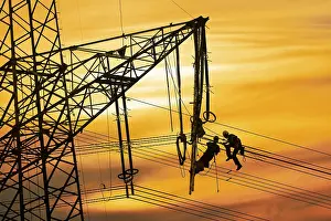 Southern Germany Energy Impressions: High-voltage engineers at work